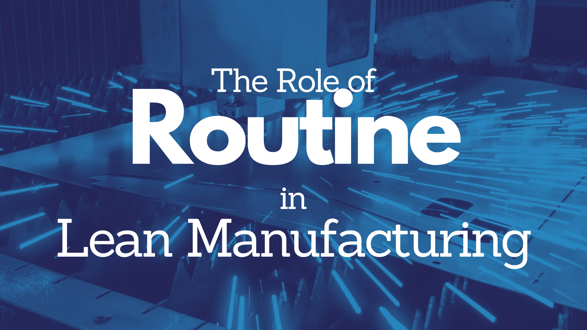 The Role of Routine in Lean Manufacturing